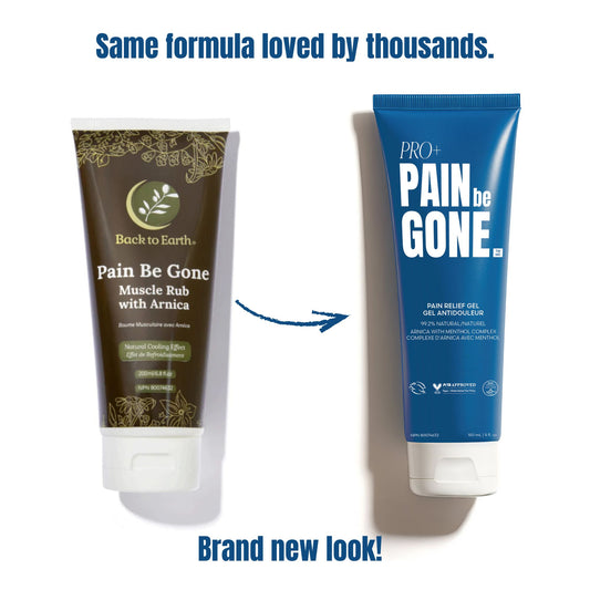 Pain Be Gone PRO+ | Pain Relief Gel | 99.2% Natural | Arnica Complex with Menthol